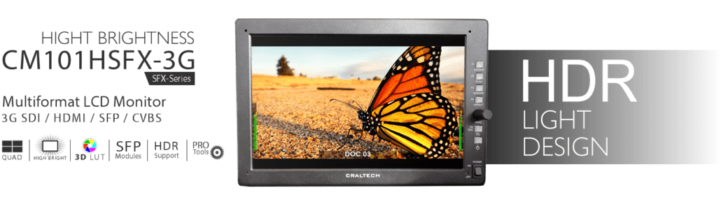 Craltech_LCDmonitor_10.1"HDRPro_TEVIOS